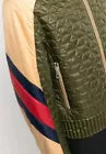 RARE Gucci Quilted Zipped Jacket Men Olive Green Auth NWT Size XL/EU 54