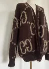 Gucci GG Logo Monogram Reversible Mohair Wool Sweater