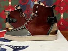 Christian Louboutin Leather & Calf Skin Sneakers