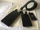 Fendi Black Leather Utility Belt Phone Card Holder One Size  BNWT NEW