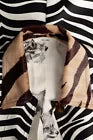 CELINE PHOEBE PHILO ZEBRA PRINT COAT NEW NEVER WORN 38 FR MEDIUM