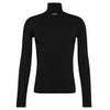 Balenciaga Unisex Logo Patch Turtleneck Sweater Fitted Knit Ribbed