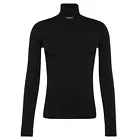 Balenciaga Unisex Logo Patch Turtleneck Sweater Fitted Knit Ribbed