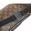 Auth LOUIS VUITTON Monogram Macassar Christopher Body Bum Bag