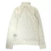 Dior Oblique Cream Sheer Roll Neck Sweater