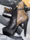 Louis Vuitton Monogram Afterglow Ankle Boots