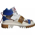 DOLCE & GABBANA Multicolor Leather Trekking Sneaker Boots