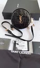 SAINT LAURENT YSL Crocodile Embossed Leather Vinyl Baby belt bag