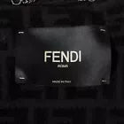 Fendi ZUCCA Jacket 38 Ladies' Black Mink