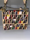 FENDI Kan I Leather Shoulder Bag