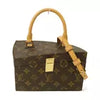 LOUIS VUITTON LV GHW Twisted Box Rei 2way Shoulder Bag Monogram Brown