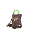 Louis Vuitton Vertical Box Trunk Bag No.7 Trunk L'Oeil Vintage Monogram Canvas