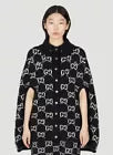 Gucci Fine Cotton Cape with GG Pattern