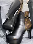 Louis Vuitton Monogram Afterglow Ankle Boots