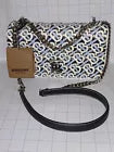 Burberry Lambskin Quilted Monogram Small Lola Bag Cobalt