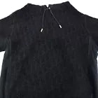 Dior Oblique Relaxed-Fit Hooded Sweatshirt in Black Terry Cotton Size XXL - NWT