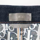 Dior Oblique Cotton & Polyester Denim Jacket 48 Men's indigo blue  033D490A