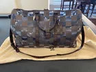 NEW Louis Vuitton Virgil Abloh Keepall Bandouliere 50 Chess Brown/Clear