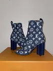 Louis Vuitton Denim Monogram Silhouette Boot