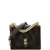 Fendi Kan I Bag Zucca Embossed Leather Small