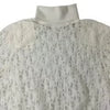 Dior Oblique Cream Sheer Roll Neck Sweater