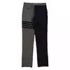 Thom Browne Men's Med Grey 4-Bar Two-Tone Tailored Trousers, Brand Size 2