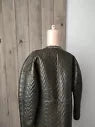 Balenciaga Oversized Cacoon Leather Coat Size 40