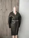 Balenciaga Oversized Cacoon Leather Coat Size 40