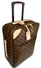 Louis Vuitton Pegase Classic Monogram Suitcase Garment Bag Made in France