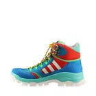 Gucci x Adidas Leather x fabric High-top Sneakers 12 Men's Multicolor The Origin