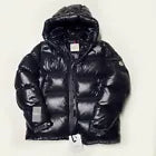 100% AUTHENTIC MONCLER ECRINS MENS DOWN PUFFER COAT BLACK 3XL