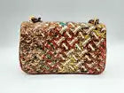 Burberry Lola Multicolor Tb Monogram Quilted Fabric Shoulder Bag