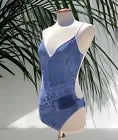 Christian Dior Denim Backless Swimsuit