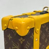 Louis Vuitton Petite Malle Monogram Trunk Leather Shoulder Bag Rare Color