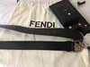 Fendi Black Leather Utility Belt Phone Card Holder One Size  BNWT NEW