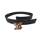 Louis Vuitton LV Imprint 40mm Reversible Belt Size 36