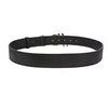 DOLCE & GABBANA DG Logo Metal Buckle Leather Belt Black Gold Silver Size 38