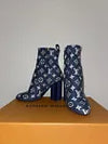 Louis Vuitton Denim Monogram Silhouette Boot