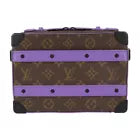 AUTH LOUIS VUITTON HANDLE SOFT TRUNK BAG MACASSAR