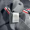 THOM BROWNE Men Milano Stitch V-Neck Cardigan Tonal Gray Sweater Size 3