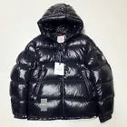 100% AUTHENTIC MONCLER ECRINS MENS DOWN PUFFER COAT BLACK 3XL