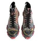 DOLCE & GABBANA Shoes Multicolor Camouflage High Top Sneakers EU44 /US11