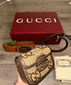 Gucci Horse-bit 1955 Jumbo GG Mini bag.