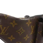 Auth LOUIS VUITTON Monogram Macassar Christopher Body Bum Bag