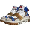 DOLCE & GABBANA Multicolor Leather Trekking Sneaker Boots