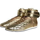 DOLCE & GABBANA Gold Leather Sartoria Sneakers