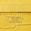 Hermès 30cm Birkin HSS Mimosa/Bleu Paon Crocodile Brushed Gold Hardware