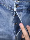 Amiri Chemist  Star Jeans In Blue With Denim Stars Size 38