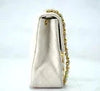 Chanel Mini Matelasse 17 Single Flap Lambskin White Chain Shoulder Bag