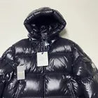 100% AUTHENTIC MONCLER ECRINS MENS DOWN PUFFER COAT BLACK 3XL